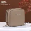 Nueva bolsa de almacenamiento de pulseras de doble capa, bolsa de almacenamiento de joyería de cristal y perlas, bolsa de joyería para pulseras y brazaletes, bolsa de accesorios exquisita
