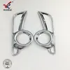 Adecuado para Toyota 18 Highlander Lámpara Antiniebla Frontal Modificada Marco Decorativo Electrochapado Parachoques Delantero Cubierta Brillante Especial para Lámpara Antiniebla