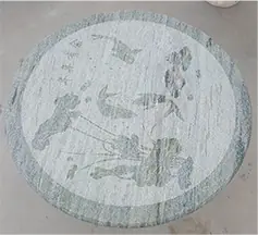 天然大理石石雕桌凳 石桌石凳 成品3