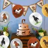 Decoración de Fiesta Temática de Caballos Transfronteriza, Globos de Carreras de Caballos Salvajes, Globos de Arreglo Temáticos de Vaquero, Globos de Látex al por Mayor