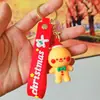 Chaveiro Pingente Papai Noel Chaveiro Mochila de Estudante Pequeno Presente para Melhor Amigo Presente de Natal Atacado