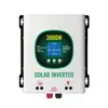 Máquina Tudo-em-Um Inversor e Controlador Solar 3000W, Inversor de Carga Fotovoltaica Universal para Bateria de Chumbo-Ácido Lítio 12V/24V Máquina Tudo-em-Um