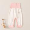 Pantalones de Otoño para Bebé de Cintura Alta que Protegen el Vientre Pantalones para Bebé de Broche Sin Huesos para Recién Nacido Algodón Puro Mallas para Bebé sin Entrepierna