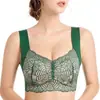 Ropa Interior Talla Grande para Mujer Sexy de Encaje chica rellenita Delgado Sin Aro Tipo Chaleco Agrandar Deporte Dormir Push-up Sujetador