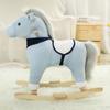 Linda Silla Mecedora de Caballo Unicornio Rosa con Juguete de Peluche Musical para Habitación de Niños y Niñas Regalo del Día del Niño