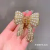 Pinza para el Cabello de Perlas Pequeñas de Alta Gama, Pasador Delicado y Exquisito para Media Coleta para Mujeres, Nuevo Modelo 2026, Accesorio para el Cabello de Clip en la Parte Posterior de la Cabeza