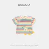 [7A Antibacteriano] Camiseta Infantil de Manga Curta Dudu para Meninos, Nova Blusa de Verão para Meninas, Roupa de Bebê