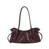 Bolso de Hombro Elegante de Color Sólido 2026 Otoño Temprano Nuevo de Gran Capacidad para Mujer Moderno Vintage Casual para el Trabajo