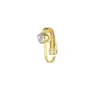 Nuevo Anillo Falso para Ombligo de Comercio Electrónico Transfronterizo, Clip para Oreja sin Perforación, Clip para Ombligo en Forma de U Popular en Europa y América, Accesorios para Uñas Falsas de Ombligo DIY