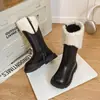 Botas para Niños Botas para Niñas Otoño 2026 Estilo Nuevo Botas Largas Estilo Coreano Estilo Británico Botas tipo Martin Botas Altas para Niñas Pequeñas