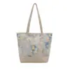 Bolsa Tote Estilo Chinês Retrô para Mulheres 2025 Verão Nova Moda Borboleta Grande Capacidade Trabalho Casual Ombro Comutador