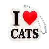 Llavero Colgante de Gato de Dibujos Animados de Goma Suave de PVC Transfronterizo en Stock, Accesorio Colgante de Cadena de Cuentas de Animales Lindos para Mochilas y Botellas de Agua