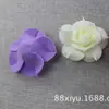 Flor de Espuma Rosa Flor Cabeza Planta Verde Artificial Flor Falsa Estilo Pico de Pollo Flor Flor de Rosa de Espuma Hecha a Mano DIY Ramo
