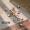 Joias de unha Maillard flash misturado fundo pontiagudo Cristal Diamante longo ângulo reto coração torto acessórios de diamante para unha outono e inverno