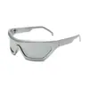 Gafas de Sol de Moda Transfronterizas de Una Pieza Estilo Y2K, Gafas de Sol Personalizadas para Exteriores Estilo Urbano, Gafas de Sol para Fiesta Hip-Hop Hot Girl para Mujer