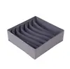 Caja de almacenamiento para ropa interior color rosa beige de cuatro piezas caja de almacenamiento de tela para calcetines caja de almacenamiento para sujetadores 6 compartimentos 7 compartimentos 8 compartimentos 2