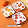 Plato para Escupir Huesos Mesa de Comedor en Casa Basura Escoria de Huesos Plato para Cenar Escritorio Creativo Lindo Lujo Accesible Fruta Xiaoshiai