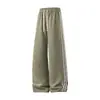 {Directo del fabricante} Otoño/Invierno 2026 Nuevo Estilo Americano Pantalones de Chándal Anchos Curvos con Tres Rayas para Hombre, Pantalones Casuales Holgados para Primavera/Otoño