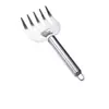 Tenedor Multifuncional de Acero Inoxidable para Fijar Alimentos, Protector de Mano para Cortar Carne, Divisor de Carne para Barbacoa de Cocina, Herramienta Auxiliar para Desmenuzar Carne