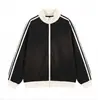 Sudadera cárdigan de manga larga con cuello alto, bloques de color y rayas estilo americano para hombres y mujeres, versión coreana para parejas, chaqueta deportiva de moda para primavera y otoño