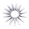 608 Aço Carbono Nail Clippers Straight Handle Smooth Manicure Portátil Tenda Fornecimento Impressão Publicidade Nail Clippers Fábrica Atacado