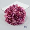 Caixa de presente de mão com flor de hortênsia estilo europeu decoração flor artificial atacado 54 peças pintura a óleo hortênsia arranjo de casamento cabeça de flor