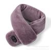 Bufanda de masaje con calefacción inteligente para hombre, con carga USB, protección para el cuello, cálida bufanda de terciopelo de visón para mujer, para invierno