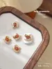 Acessórios para Nail Art Ano Novo do Cavalo Zircônia, Estilo Levemente Luxuoso, Cor Dourada, Trazem Riqueza Instantânea, Liga Metálica Brilhante Incrustada com Diamantes, Diamantes para Unhas Atacado