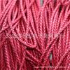 Acessórios de jóias DIY acessórios fio vendas diretas 6mm núcleo tecido PU corda de couro cor corda tecida atacado