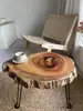Mesa de Centro Plegable de Madera Maciza, Mesa Pequeña Simple para Balcón Exterior, Mesa Baja Tatami para Sala de Estar, Mesa de Centro para Balcón