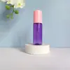 Em Estoque Frasco Espumador Roxo Transparente de 60ml, Limpador Facial, Sabonete Líquido para Mãos Frasco PET, Frasco Espumante Portátil de Mousse, Frasco Reutilizável