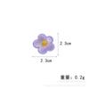 Calcomanías de Tela Bordadas, Calcomanías de Tela de Flores, Pegamento Termofusible, Accesorios de Ropa de Girasol, Calcomanías Bordadas para Decoración de Equipaje Multicolor al por Mayor
