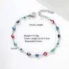 Pulsera Transfronteriza Ojo de Demonio Cruzado Europeo Americano de Oriente Medio Acero Inoxidable Moda Ojo de Aceite Goteante Joyería Personalizada Unisex
