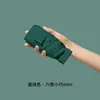 Sombrilla cápsula plegable de seis pliegues con mango plano para protección solar y de lluvia, se puede imprimir logo, paraguas plegable con paquete de tarjeta de seis pliegues, pegamento negro para publicidad