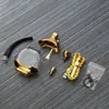 2021 Nuevo Set de Cachimba Mini de Plástico Dorado y Plateado Lavable Translúcido ABS Tubería de Agua Bolsa para Tabaco Al por Mayor