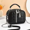 Bolsa Transversal Simples Nova Versátil Estilo Coreano Bolsa Transversal Personalidade 2025 Bolsa de Mão Feminina Bolsa de Ombro Moda Tendência