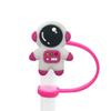 Nueva serie de astronautas tapa de pajita funda de pajita accesorios DIY funda de pajita decorativa caricatura creativa superventas