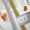 Espiga Encaje Dorado y Plateado Figura de Ocho Tejido Accesorios para Ropa Cinta de Doble Oreja Decoración para Vestido de Muñeca Lolita En Stock