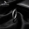 Anel Xuping Moda Minimalista Estilo Ins Aço Inoxidável Cruzado Europeu e Americano Diário Fácil de Combinar Anel Liso Anel Escama de Peixe Atacado