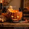 Novidade transfronteiriça Ornamento de cerâmica para artesanato de Halloween Gato Fantasma abóbora copo resina decoração de casa