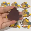 Borracha Macia de PVC Capivara Desenho Animado Capa de Celular Adesivos Materiais DIY Roupas Bolsas Tamancos Acessórios