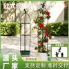 Enrejado de Hierro Forjado Estilo Europeo para Trepar Soporte de Rosas Marco de Soporte Maceta de Balcón Soporte para Trepar Suministros de Jardinería Transfronterizos