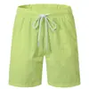 2026 Comercio Exterior Transfronterizo Amazon Nuevos Pantalones Deportivos Casuales de Verano para Hombre Color Sólido Pantalones Cortos para Correr con Bolsillo Trasero
