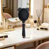 Peine de Airbag con Cojín de Aire para Mujeres, Peine Masajeador para Cabello Largo, Peine Rizador para Uso en Casa, Peine Negro de Orejas de Conejo Oso, Mango Especial 01