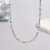 Amazon Joyería Transfronteriza Bohemio Retro Moda Estrella Abalorio Cuentas de Arroz Collar para Mujeres Clavícula Artístico Retro