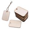 Columpio cuerda de cáñamo 100 madera artesanal 25 etiqueta rectangular colgante pieza un paquete de cuadrado DIY con madera rectangular