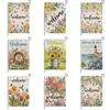 2026 Nueva Bandera de Jardín de Pascua Personalizada Amazon Exterior Patio Ambiente Festivo Bandera Decorativa Venta al por Mayor
