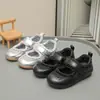 Zapatos de Moda para Niñas Estilo Coreano 2026 Primavera y Otoño, Zapatos Mary Jane Ballet con Suela Suave y Cierre de Velcro, Zapatos Individuales para Niños