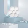 Paletas de Pintura Grandes, Médias e Pequenas em Formato de Flor de Ameixa, Caixas de Mistura para Tinta Acrílica, Aquarela e Guache, Bandejas de Pintura Atacado