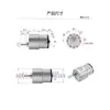 Motor DC com Redução de Engrenagem Miniatura JGB37-520 Controle de Velocidade Reverso para Frente 6V/12V/24V Motor para Carro de Tração nas Quatro Rodas